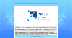 Desktop Screenshot of anshulchemicals.com